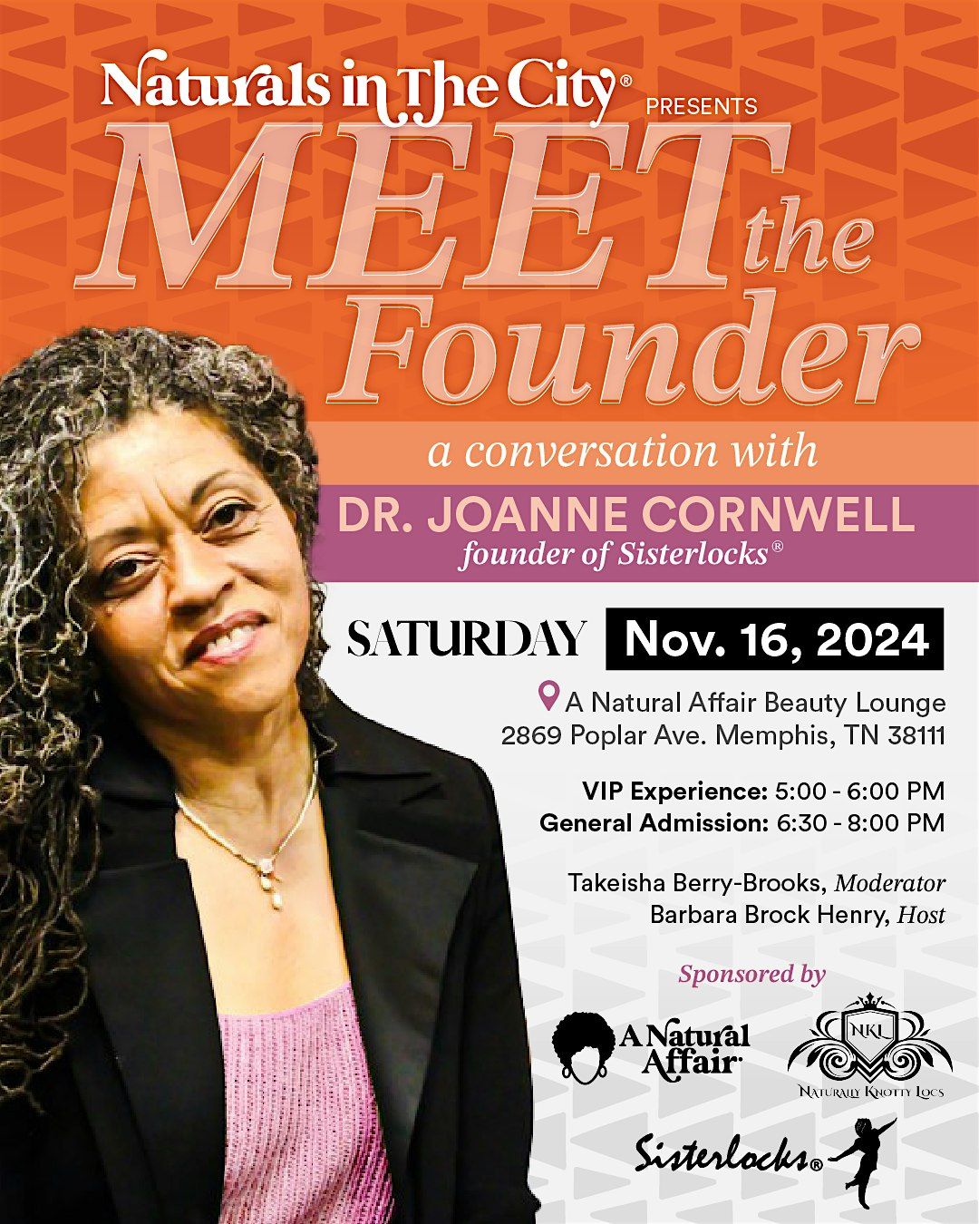 Meet The Founder \u2022 Dr. Joanne Cornwell Founder and inventor of Sisterlocks\u2122