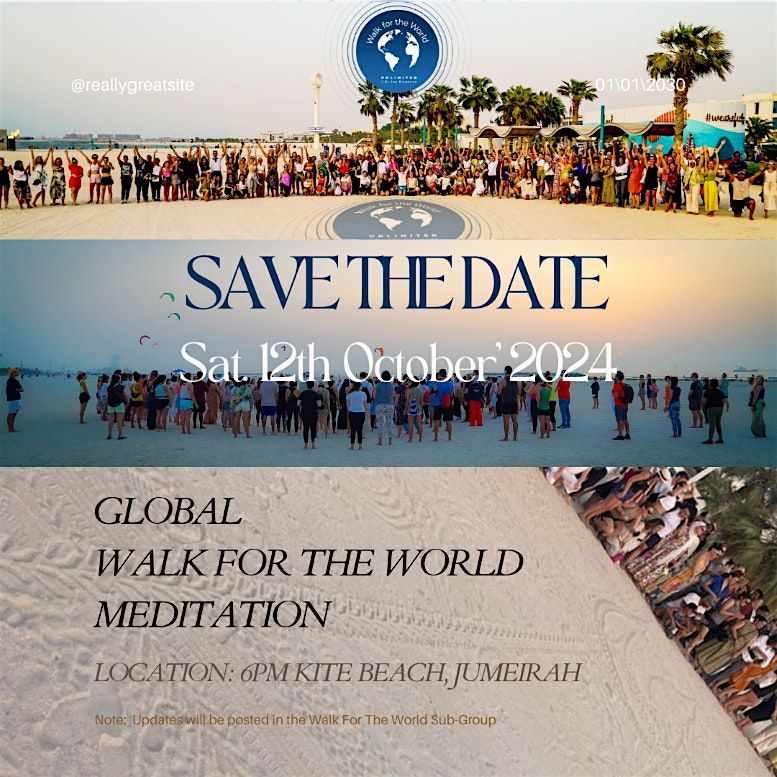 Free - WalkForTheWorld - Dr Joe Dispenza, Dubai Meditation Community