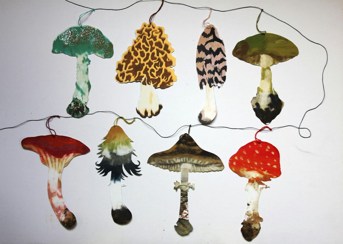 Mushroom Garland  - Secret Severn Arts Workshop