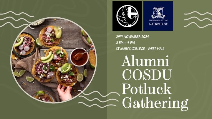 COSDU Alumni Potluck Gathering \ud83c\udf1f\ud83c\udf7d\ufe0f