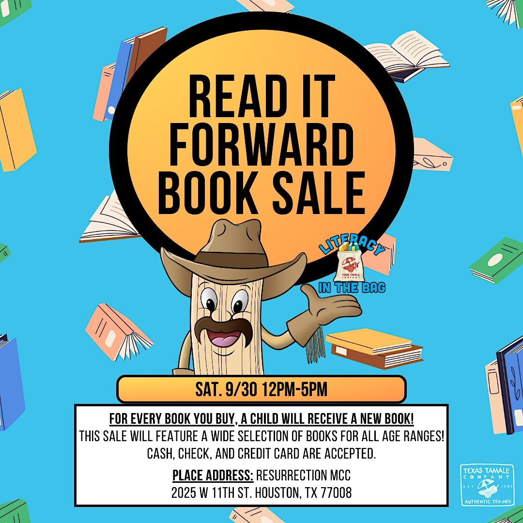 Literacy In The Bag: Read It Forward Book Sale!