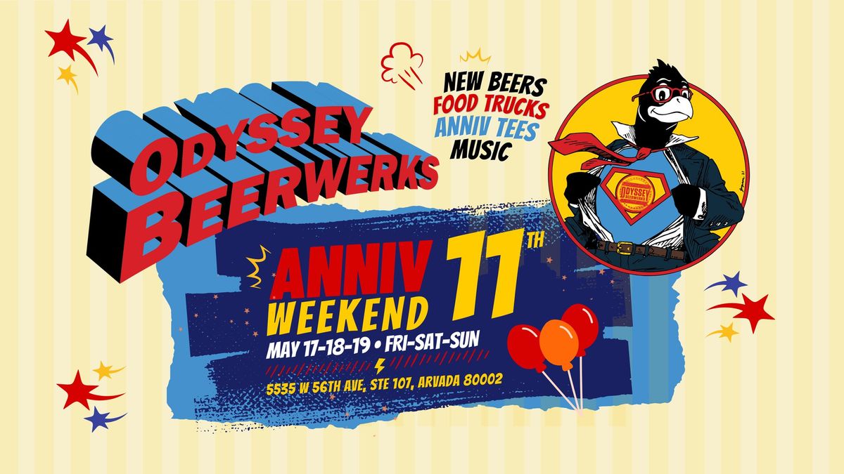 Odyssey Beerwerks 11th Anniversary Weekend
