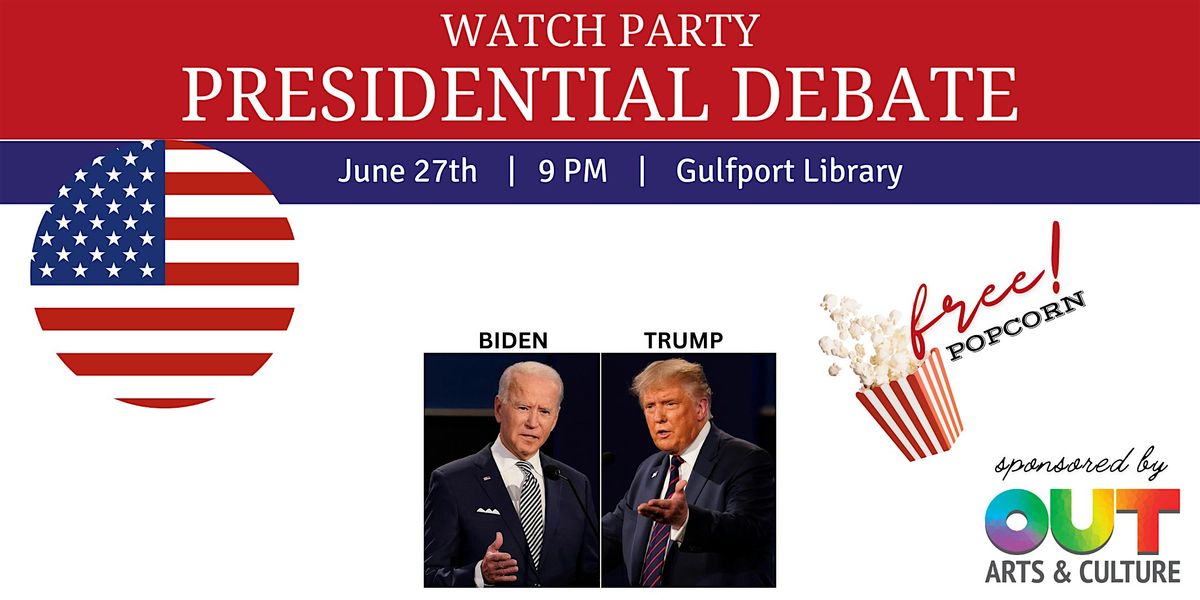 Presidential Debate Watch Party at the Gulfport Library