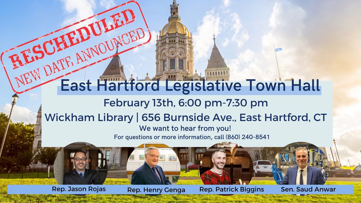 East Hartford Legislative Town Hall 