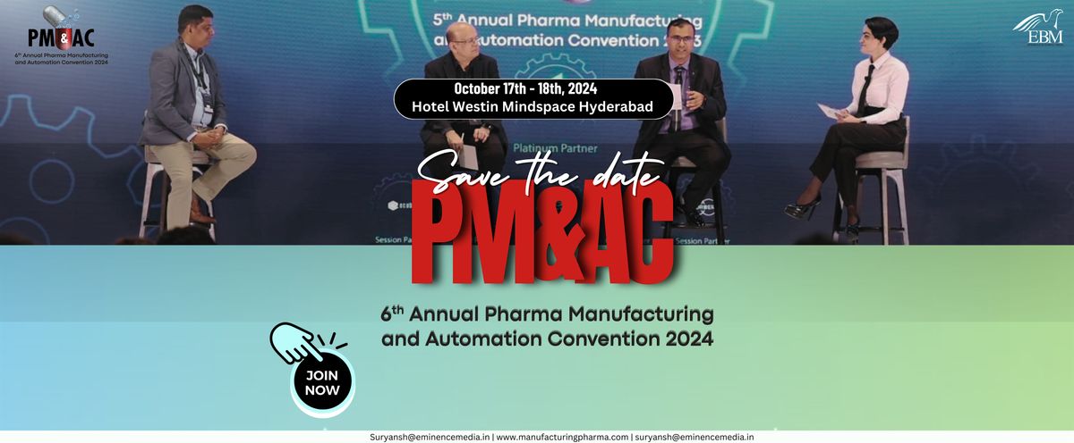 6th Annual Pharma Manufacturing & Automation Convention 2024