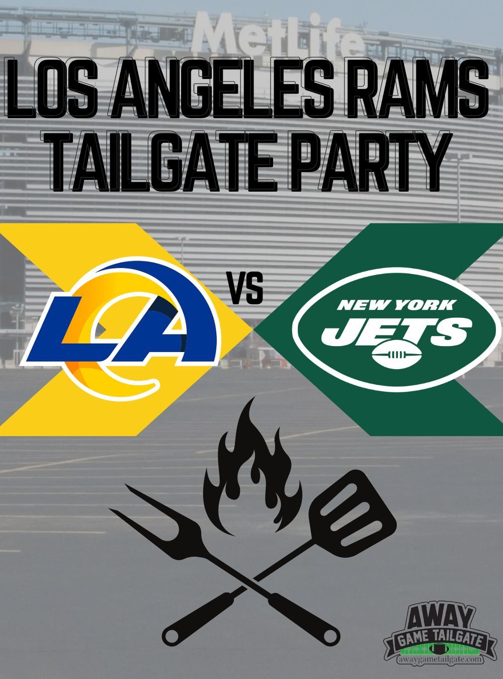 Tailgate Party: New York Jets vs. Los Angeles Rams