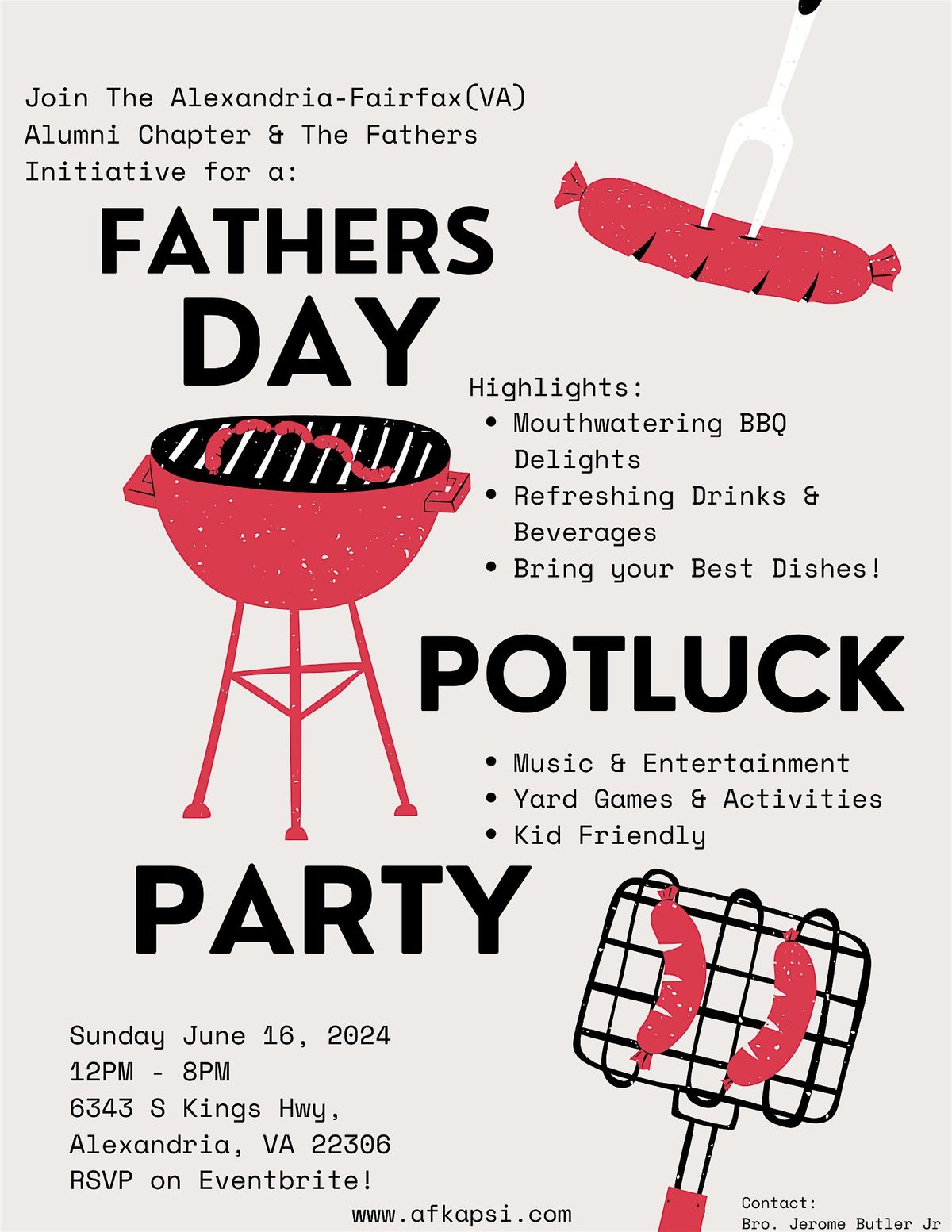 AF Fathers Day Potluck