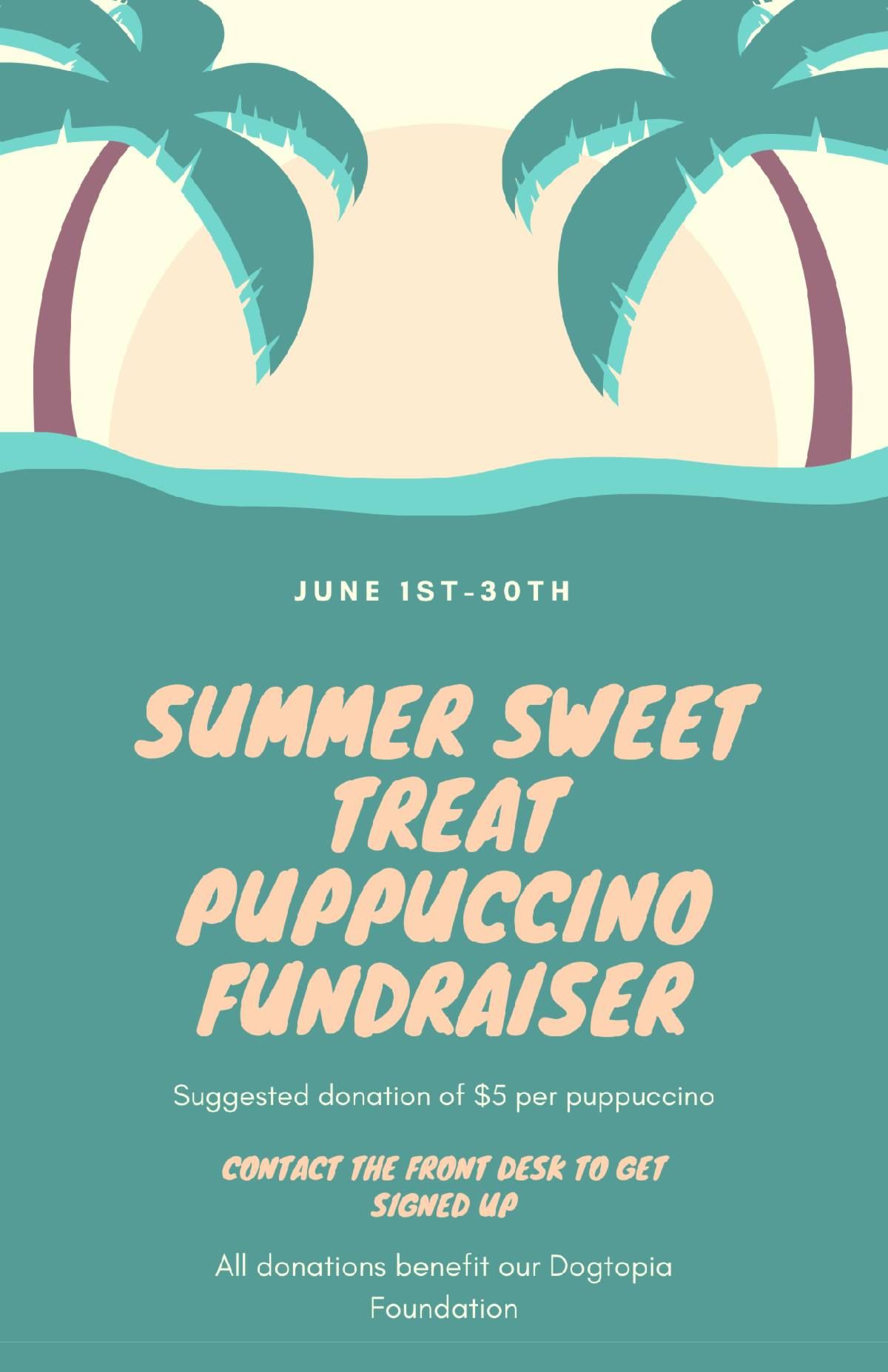 Summer Sweet Treat Puppuccino Fundraiser