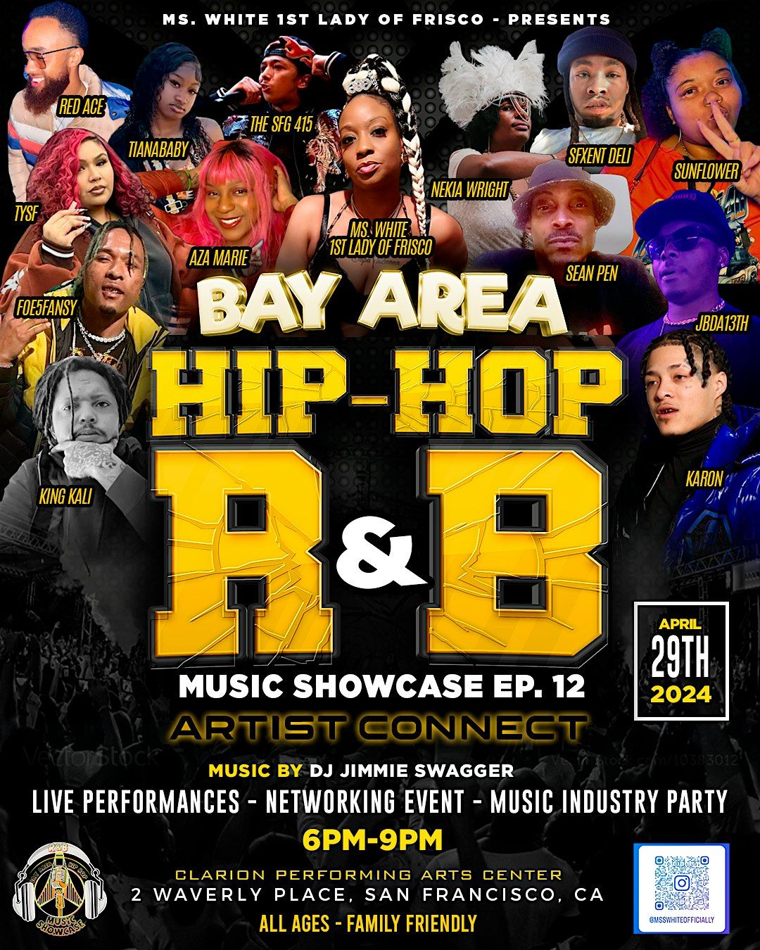 BAY AREA HIP HOP & R&B MUSIC SHOWCASE EP. 12 - ARTIST CONNECT