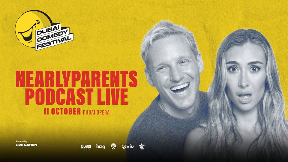 NearlyParents Podcast Live at Dubai Comedy Festival 2025