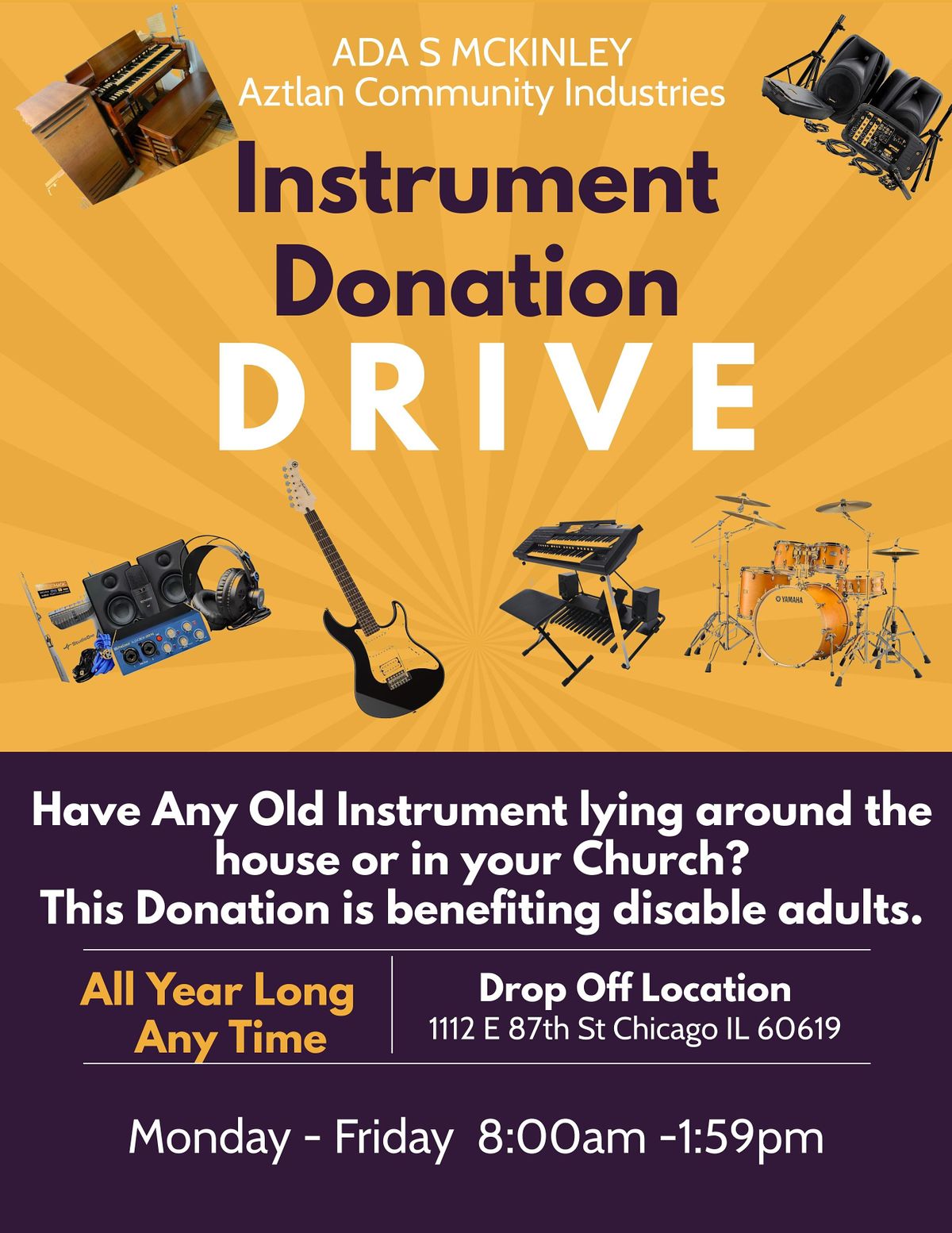 1st Annual Instrument Drive