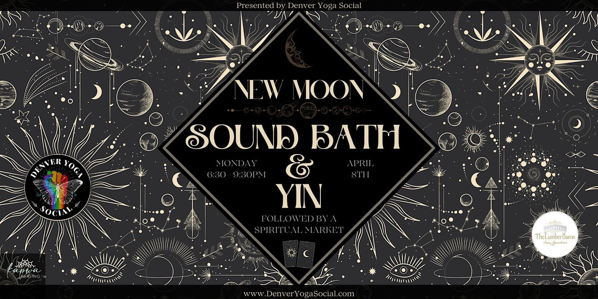 New Moon -  Candlelit Sound Bath & Yin Followed by a Mystic Market