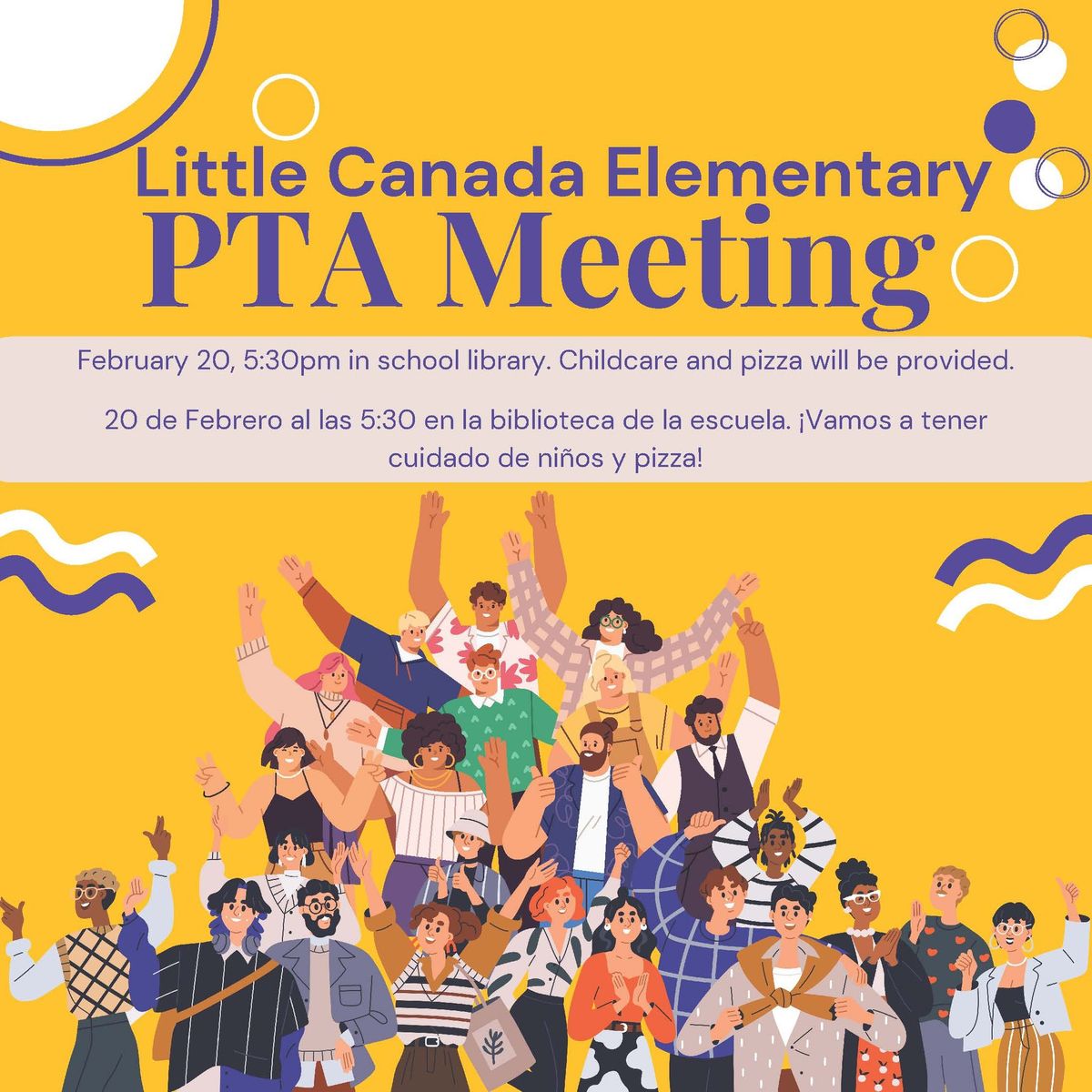 PTA Meeting Little Canada Elementary