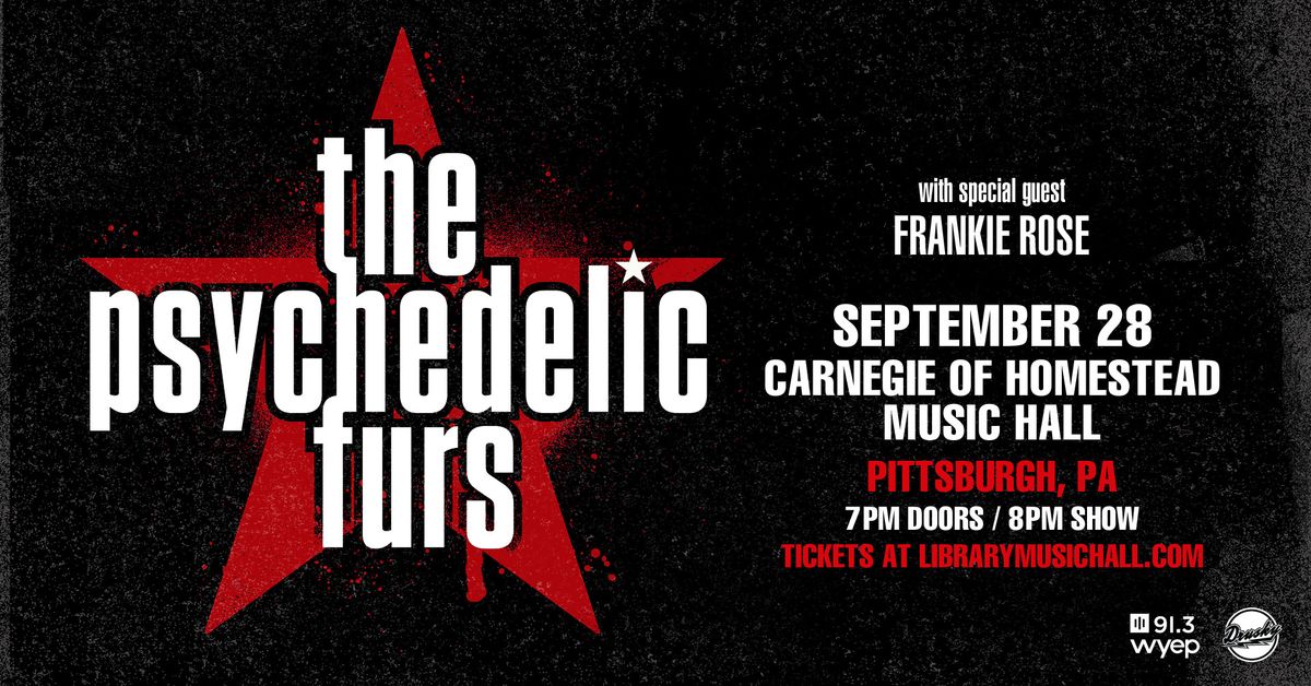 The Psychedelic Furs at Carnegie of Homestead Music Hall