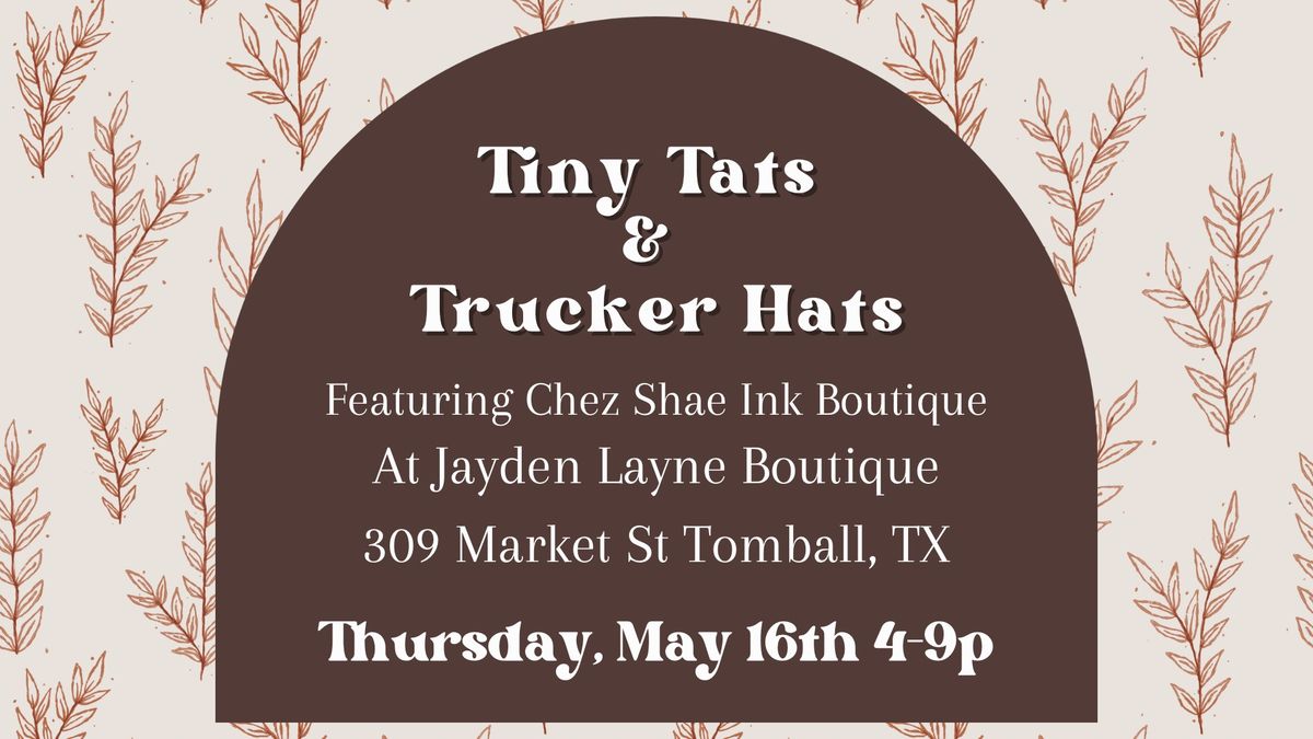 Tiny Tats & Trucker Hats at Jayden Layne Boutique