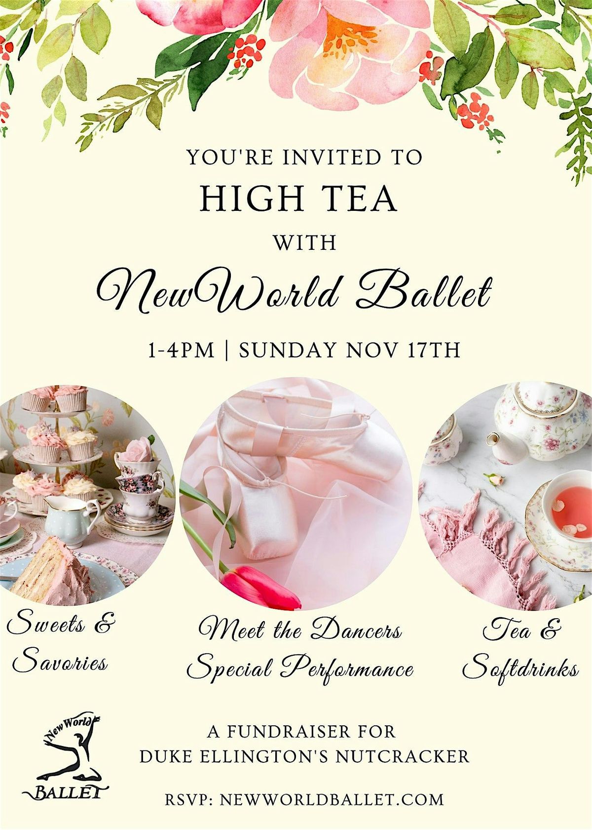 High Tea with New World Ballet