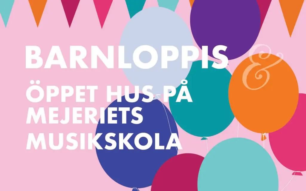 Barnloppis & \u00f6ppet hus musikskolan - Mejeriet, Lund