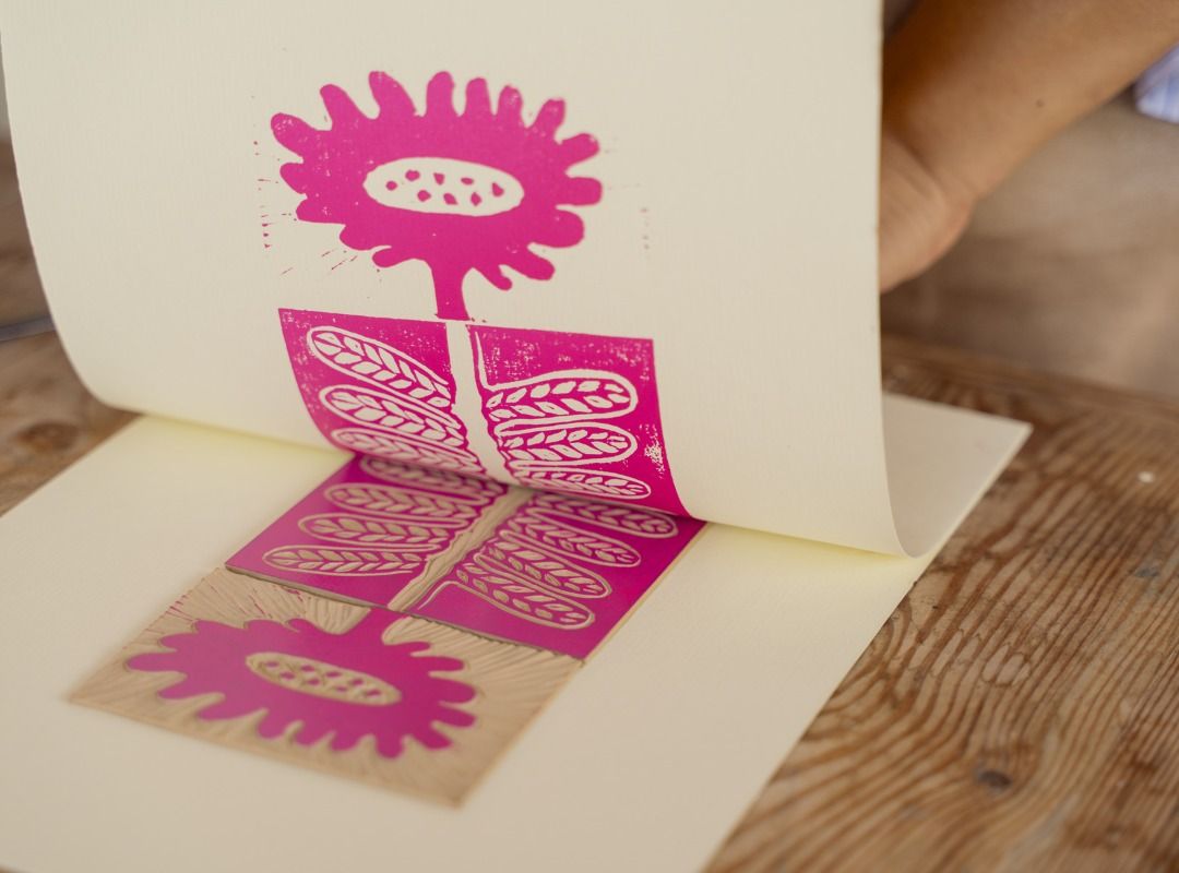 Adult Art Camp: Papermaking & Lino Prints