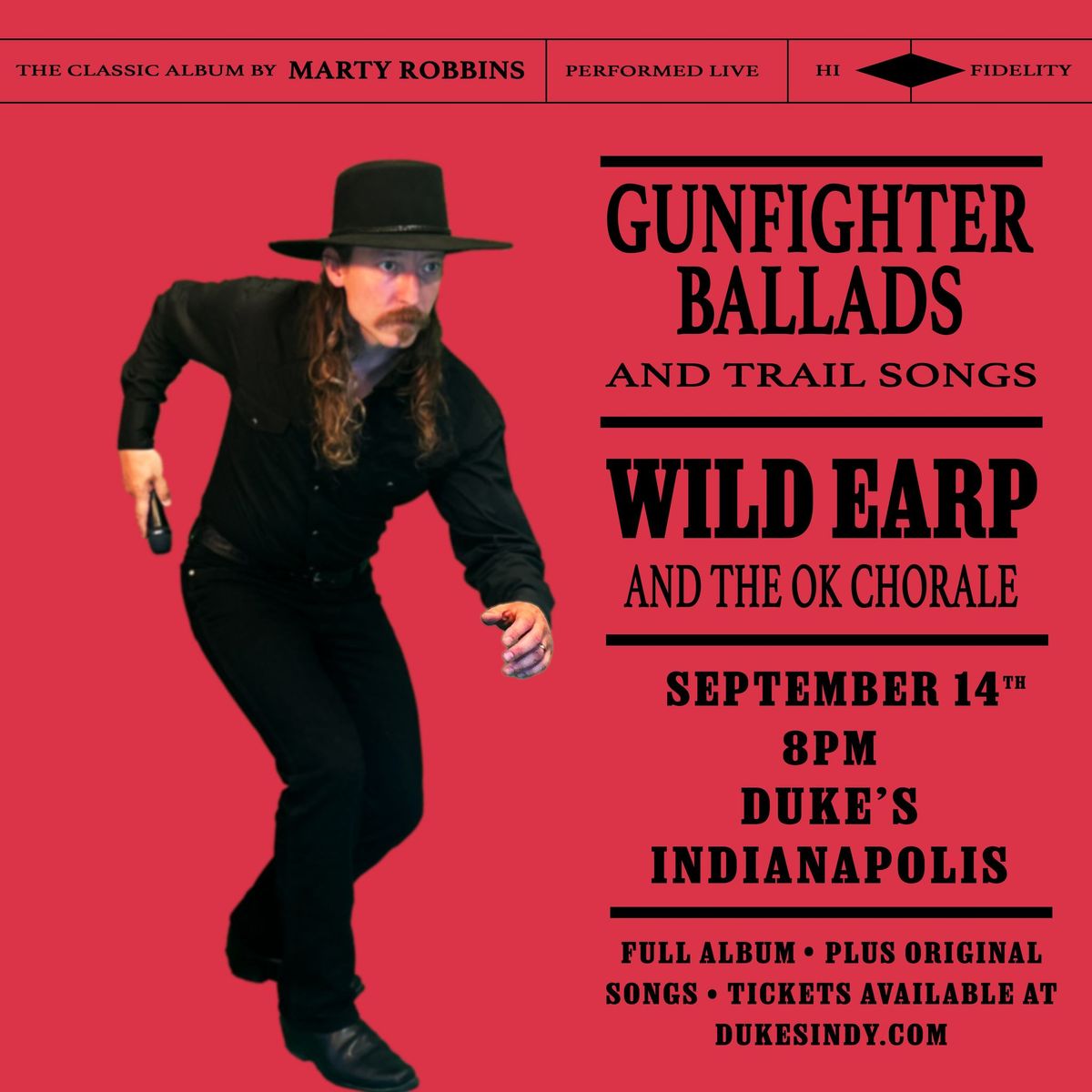 Wild Earp & The OK Chorale Celebrate The 65th Anniversary of Gunfighter Ballads and Trail Songs