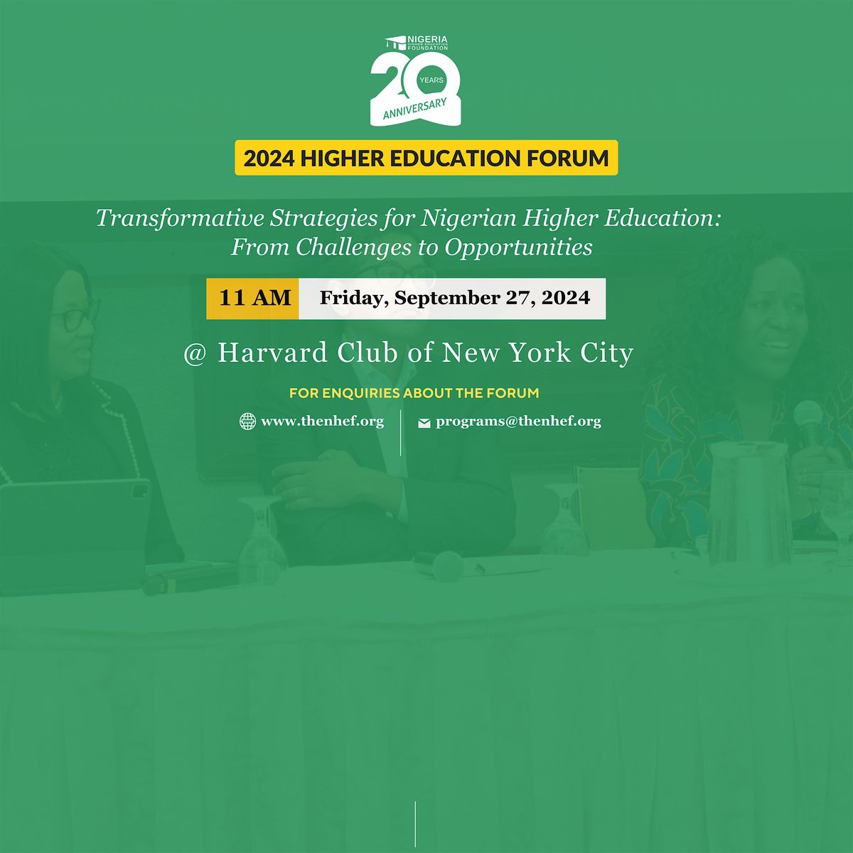 2024 NHEF Forum - Transformative Strategies for Nigerian Higher Education