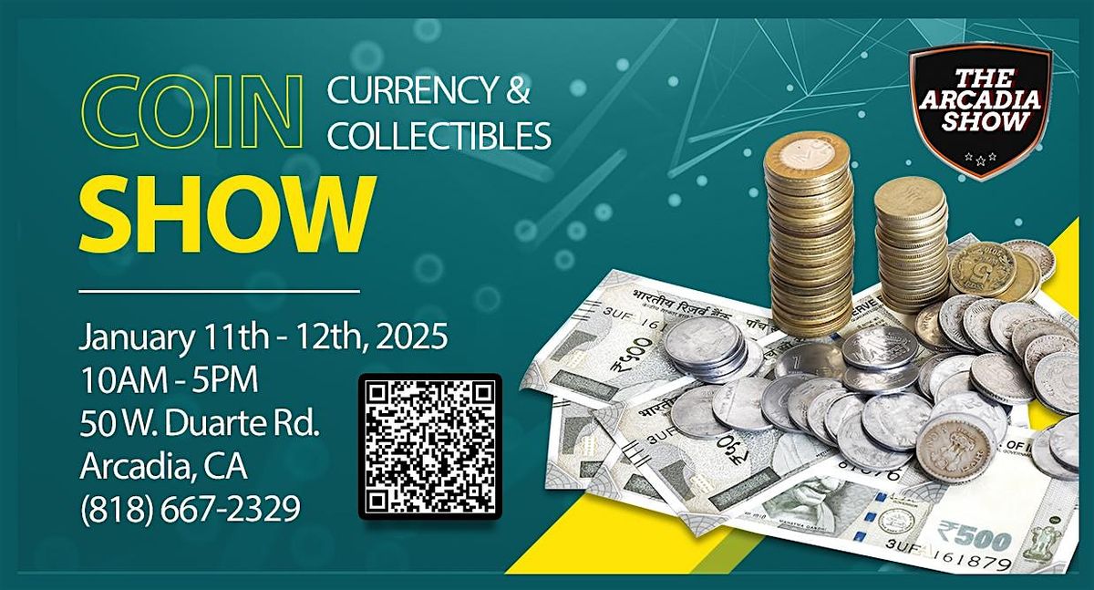 Arcadia Coin, Currency and Collectibles Show