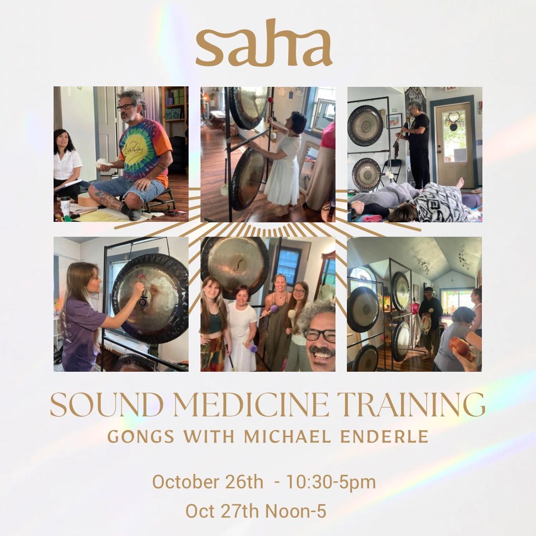 Sound Medicine Training: GONGS with Michael Enderle TWO DAY TRAINING