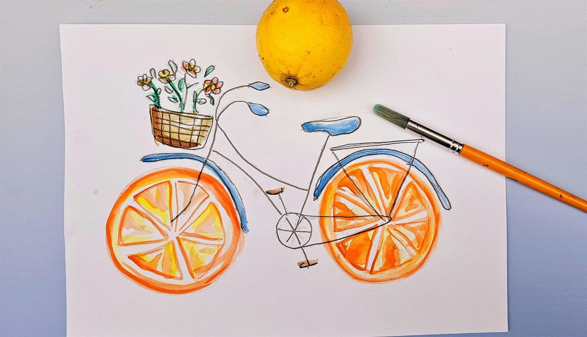 Storytime and fruit stamp bikes (Mudgee Library ages 3-5)