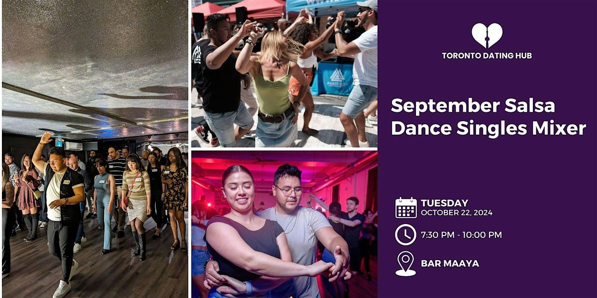 Toronto Dating Hub October Salsa Dance Singles Mixer at chic bar