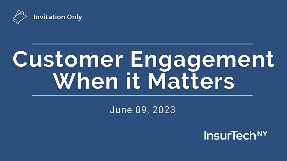 Customer Engagement When it Matters
