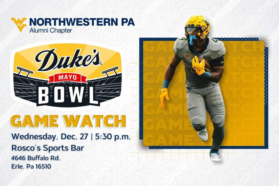 Dukes Mayo Bowl Watch Party