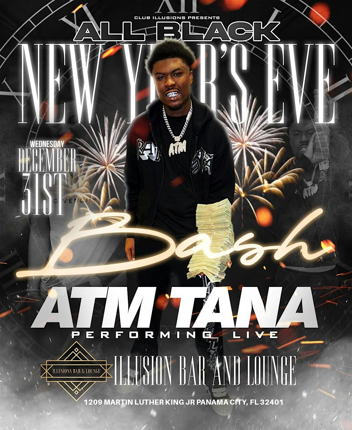 ATM TANA NYE BASH @ILLUSIONS LOUNGE AND BAR