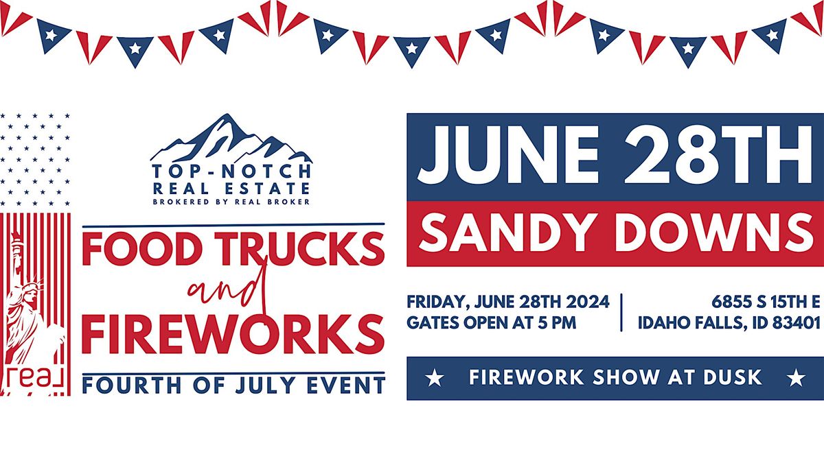 3rd Annual Food Trucks and Fireworks Event