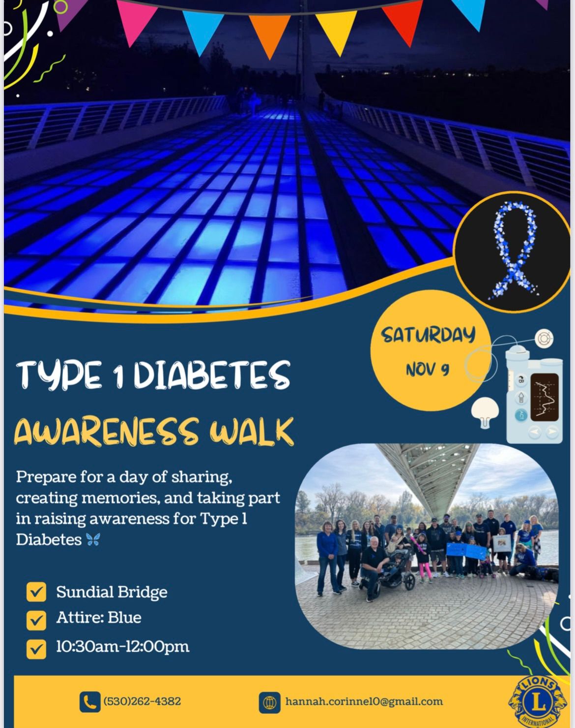 Type One Diabetes Awareness Walk