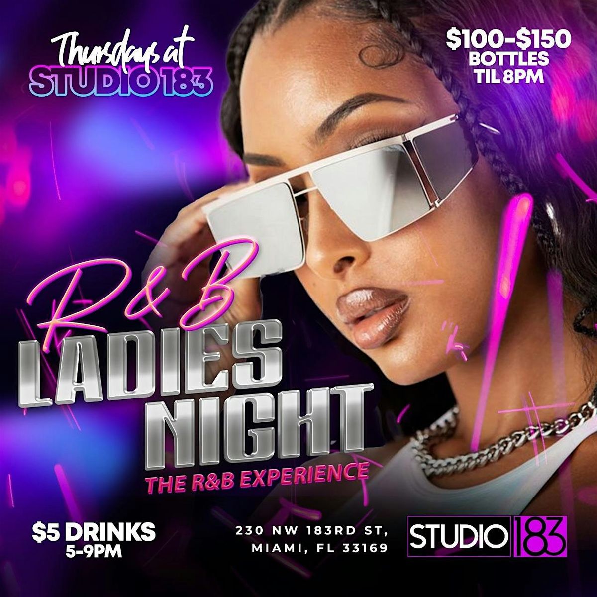 R&B Thursdays at Studio183 Lounge (The Ultimate Ladies Night in Miami)