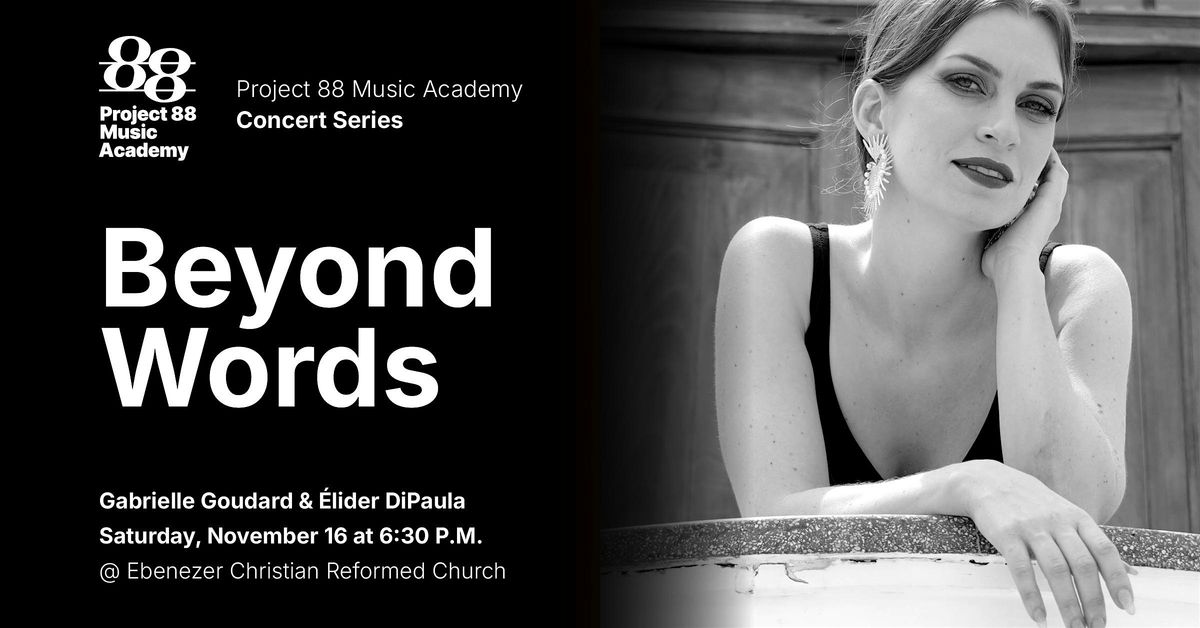 "Beyond Words" with Gabrielle Goudard & \u00c9lider DiPaula