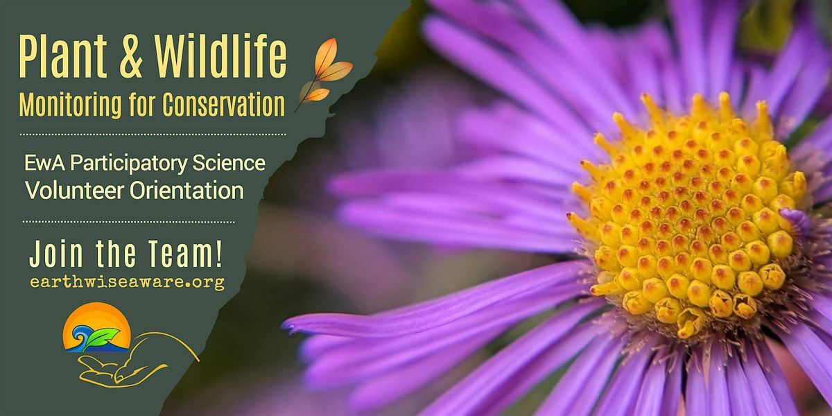 Introduction to Plant & Wildlife Monitoring for Conservation