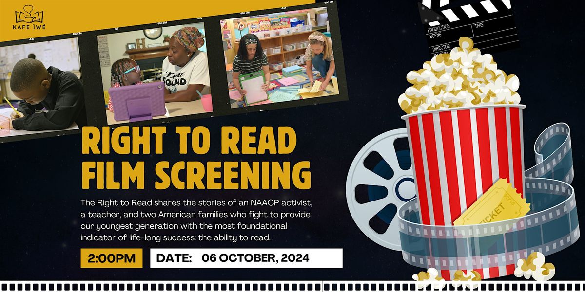 The Right to Read - Documentary Screening and Discussion