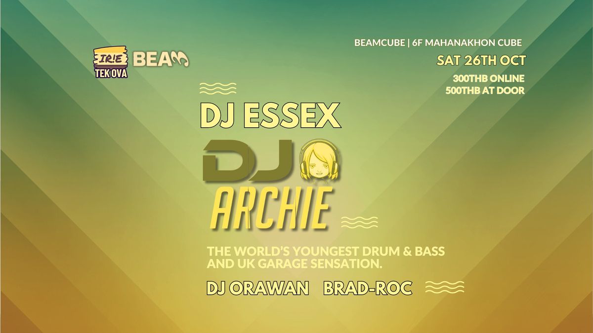 Irie Take Over at BeamCube featuring DJ Archie & Essex