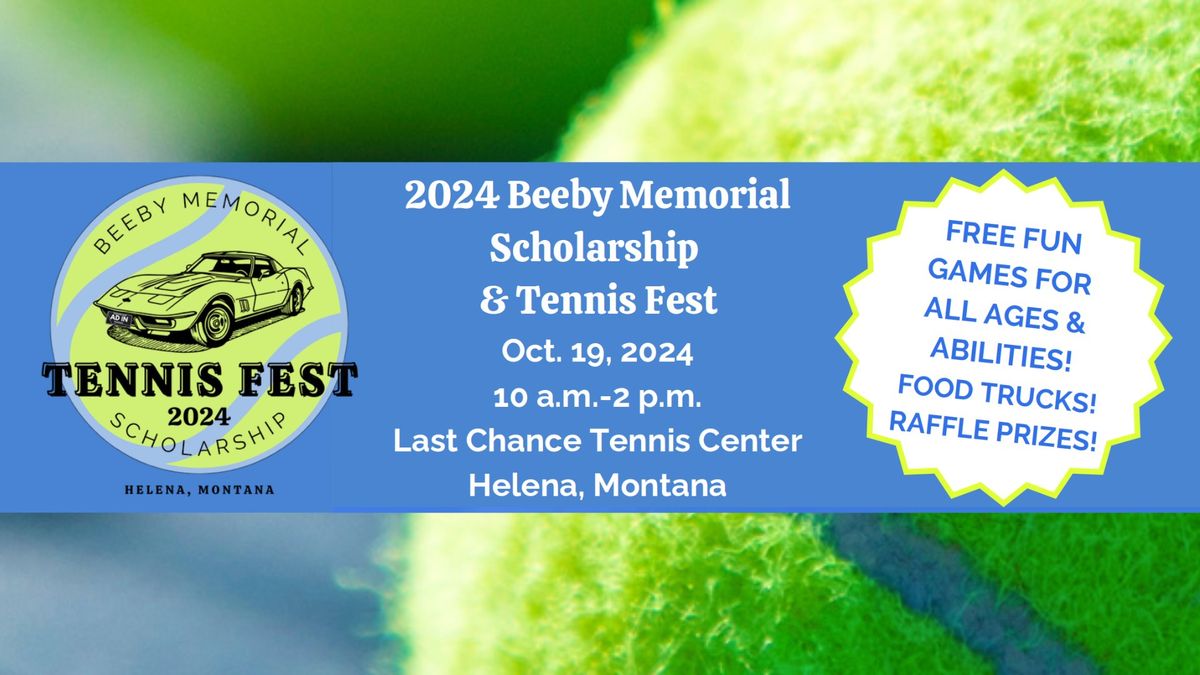 Beeby Memorial Scholarship & Tennis Fest 2024