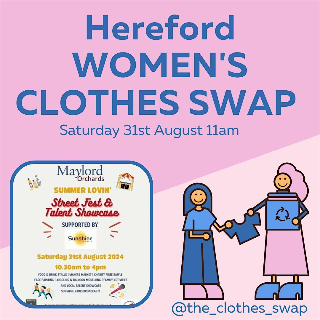 Women\u2019s clothes swap- with Maylords Summer Lovin' Street Fest