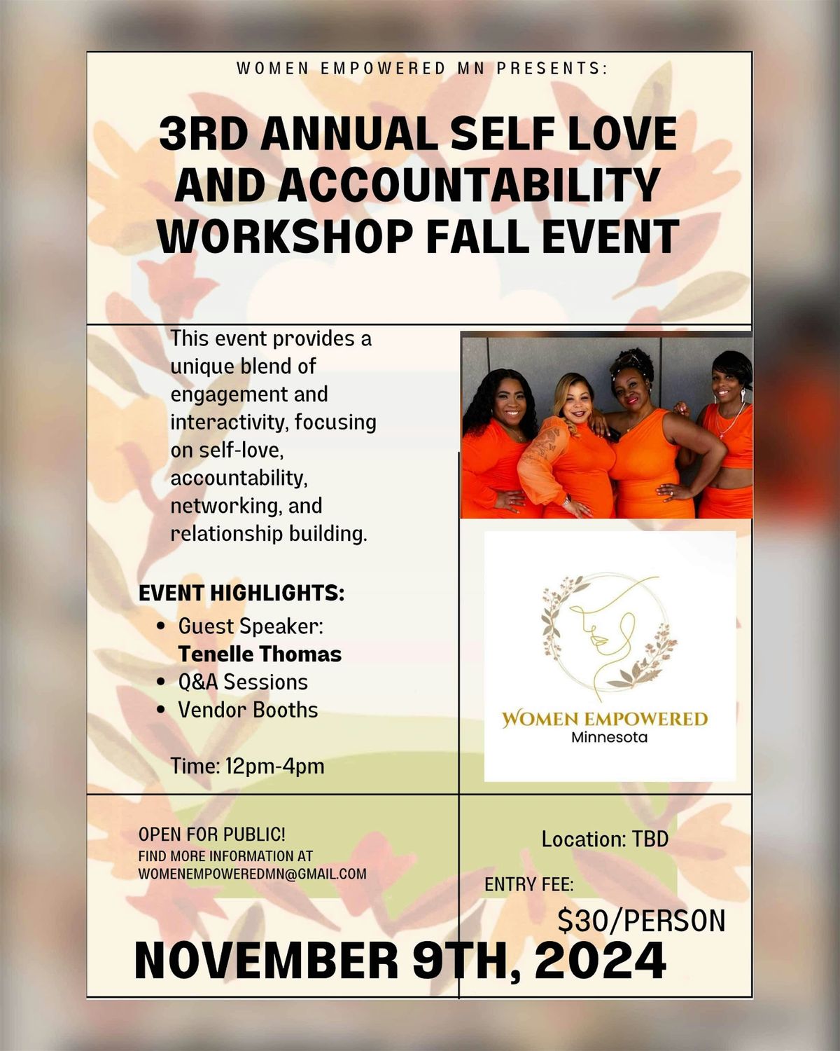 Self love & Accountability workshop