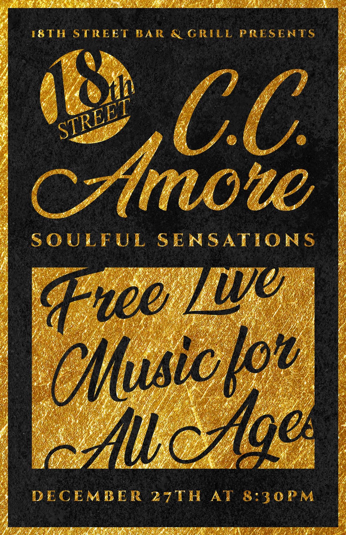 C.C. Amore Live at 18th Street Bar & Grill