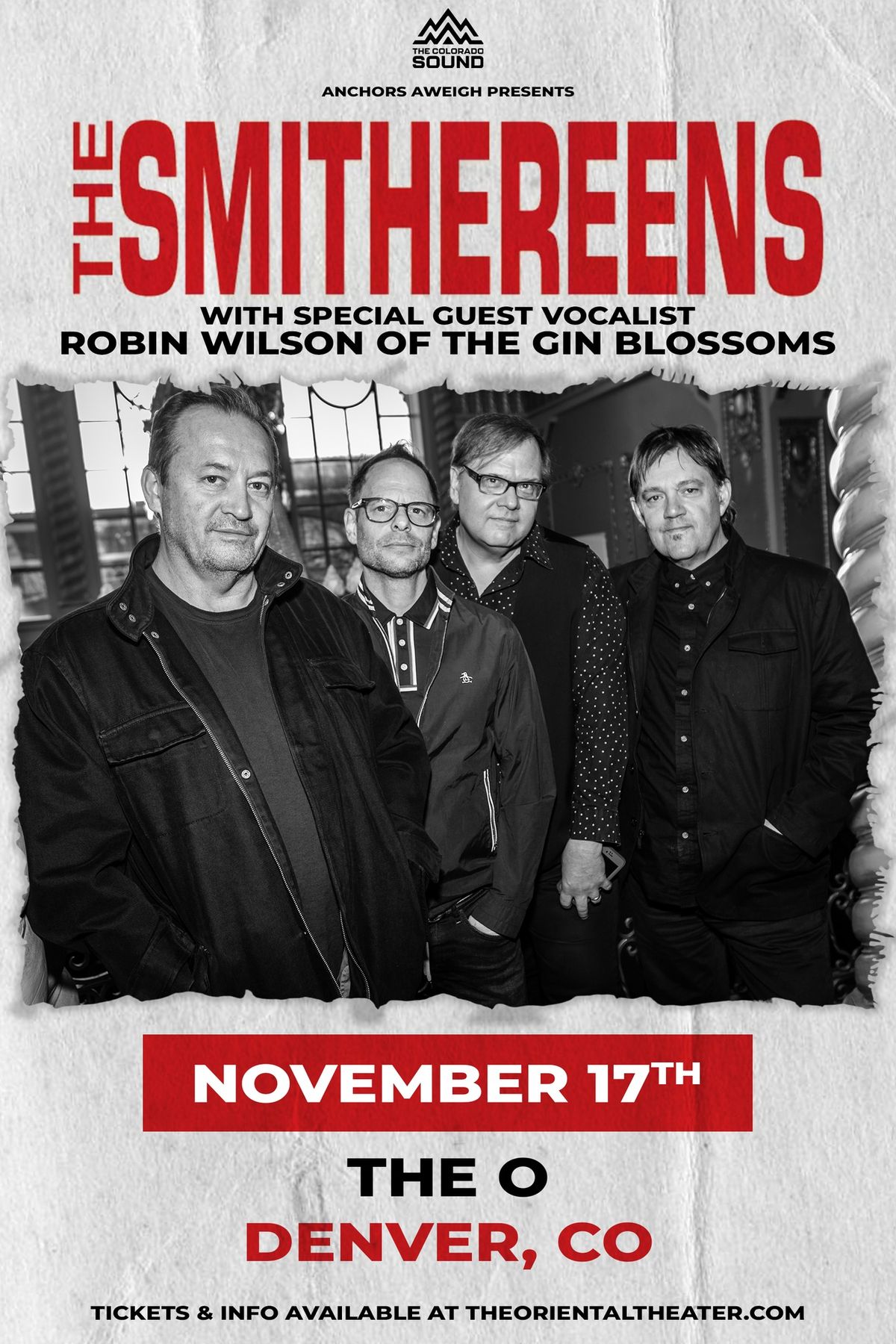 The Smithereens Featuring guest vocalist Robin Wilson of Gin Blossoms | Denver, CO