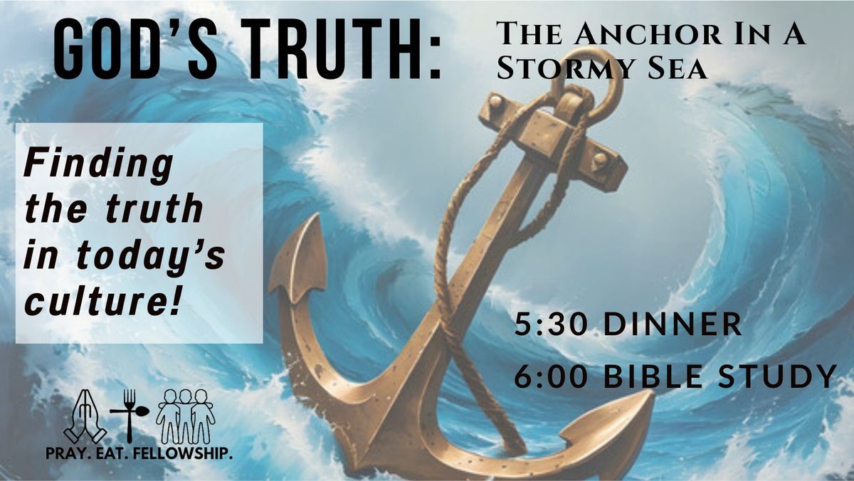 Pray.Eat.Fellowship.- Anchor in a Stormy Sea