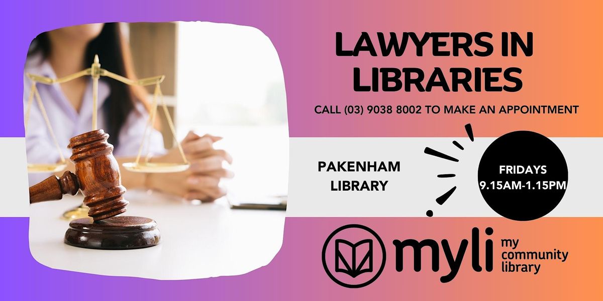 Lawyers in Libraries @ Pakenham Library