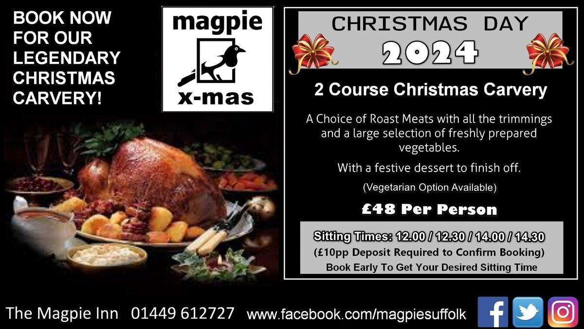 Christmas Day Carvery @ The Magpie Inn, Combs Ford