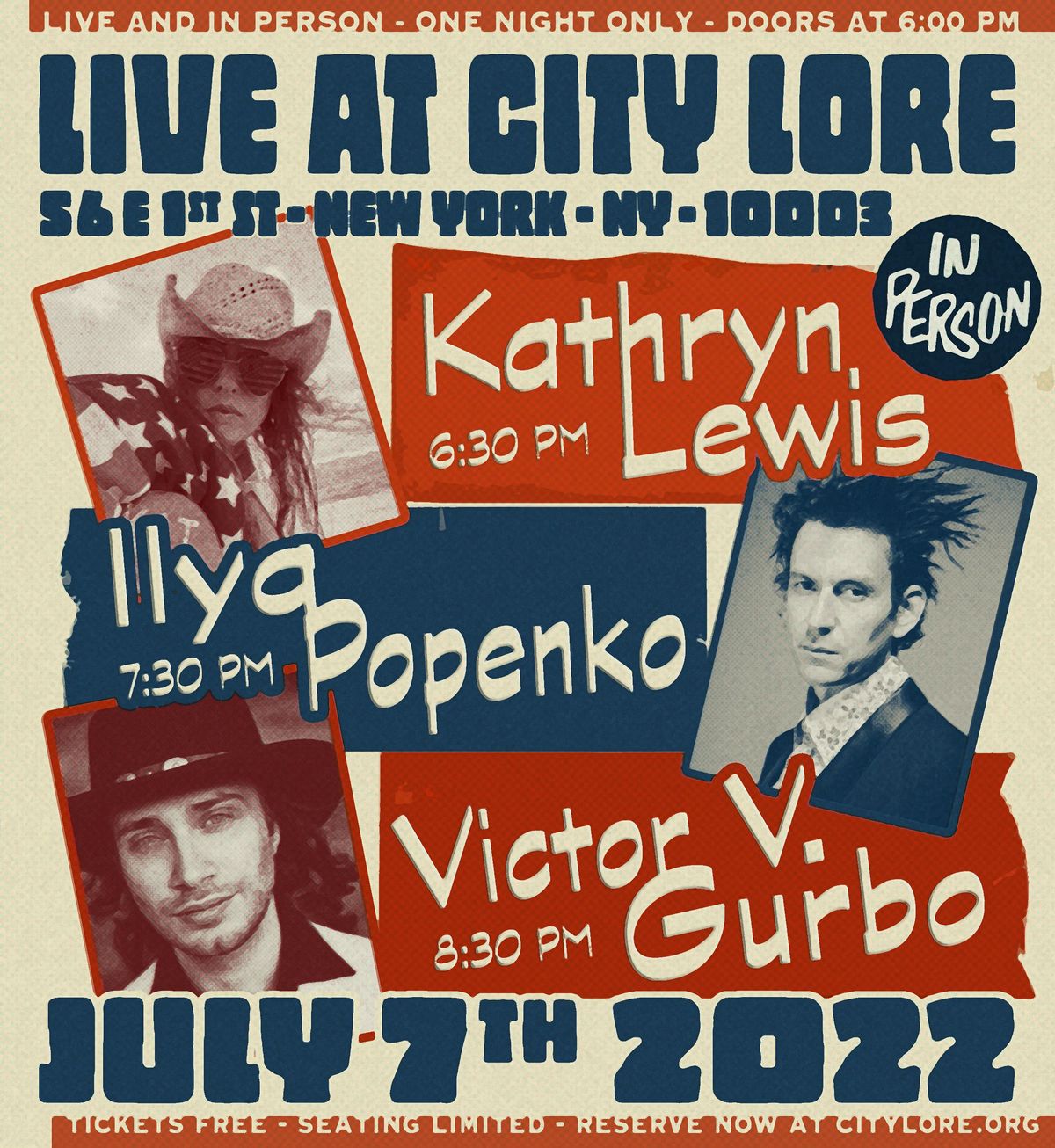 Victor V. Gurbo Presents: a Night of Music at City Lore