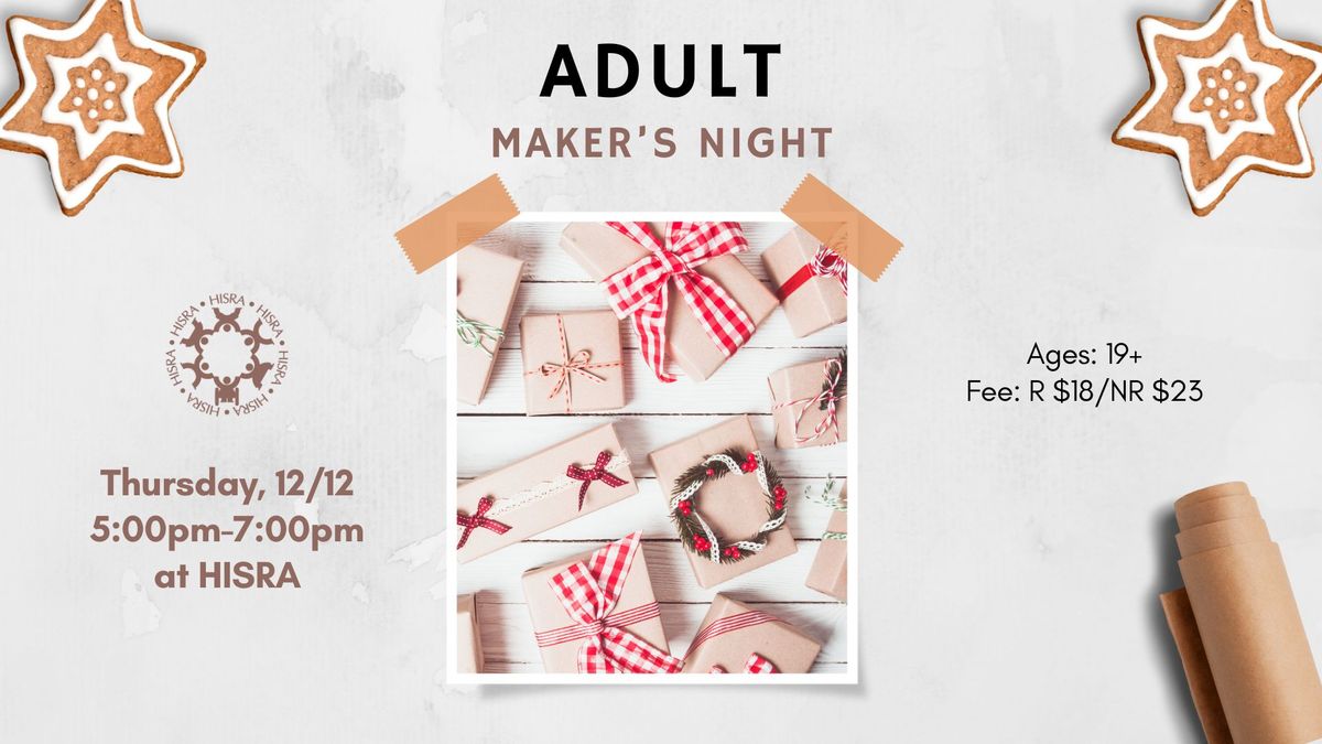 Adult Maker's Night