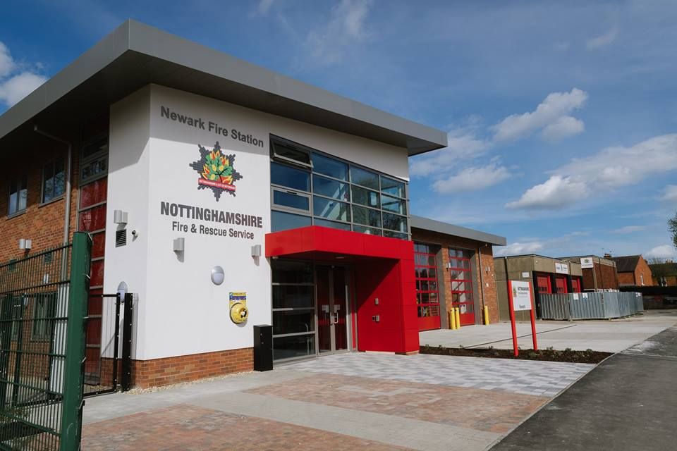 Newark Fire Station Open Day, with a Christmas theme.