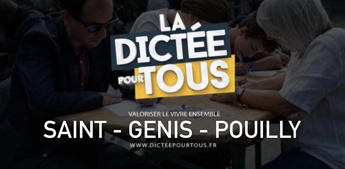 Dict\u00e9e pour Tous \u00e0 Saint-Genis-Pouilly